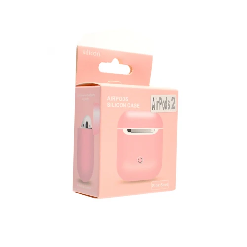 Чохол Slim Silicon Case for AirPods 2 Pink sand- Фото 1